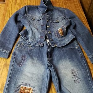 Jean outfit. -Jacket and Jeans